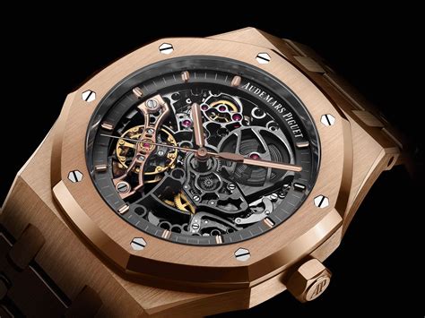 audemars piguet squelette or rose|Audemars Piguet Royal Oak Double Balance Wheel Openworked .